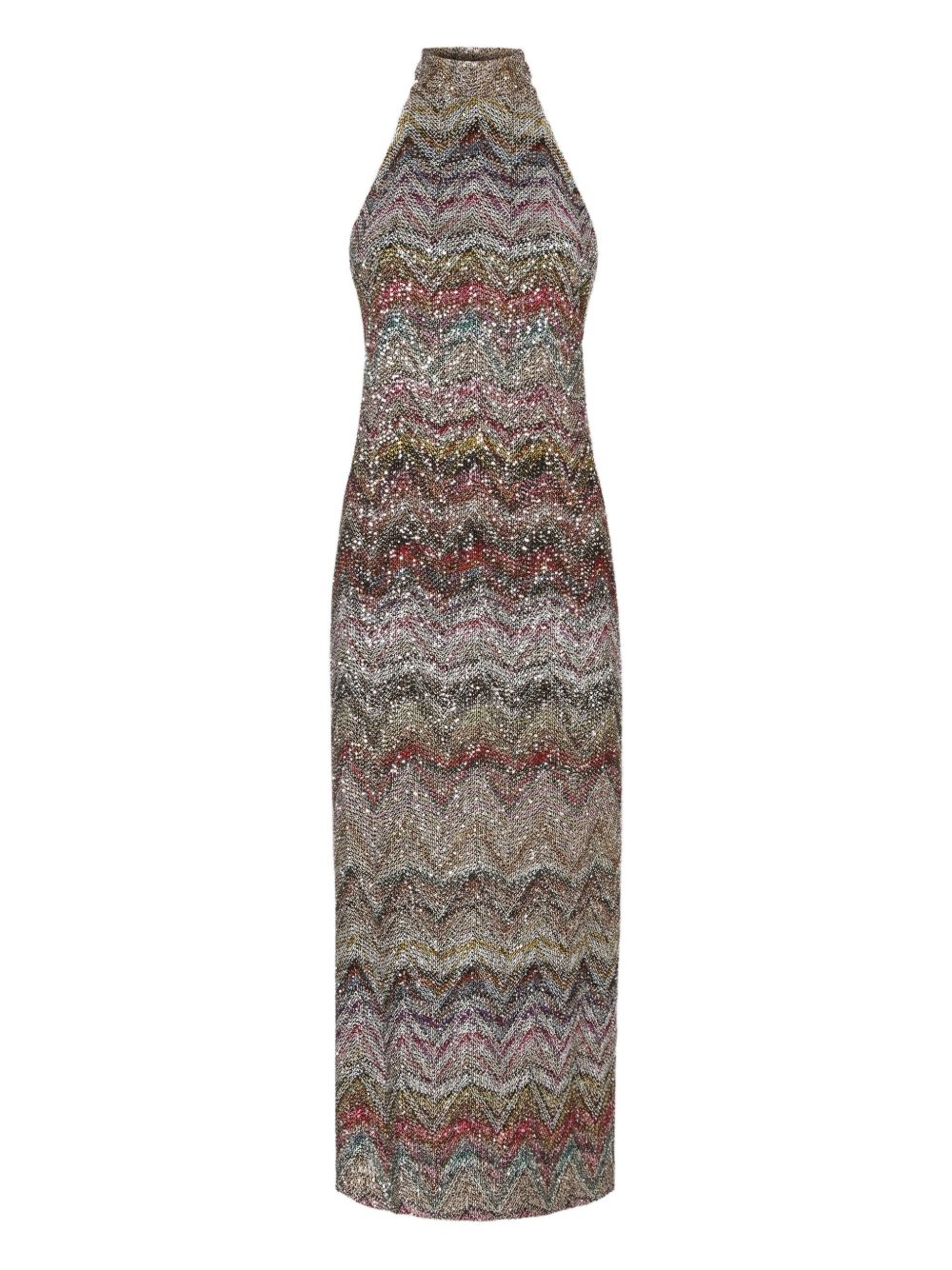 Missoni sequined halter neck Dress