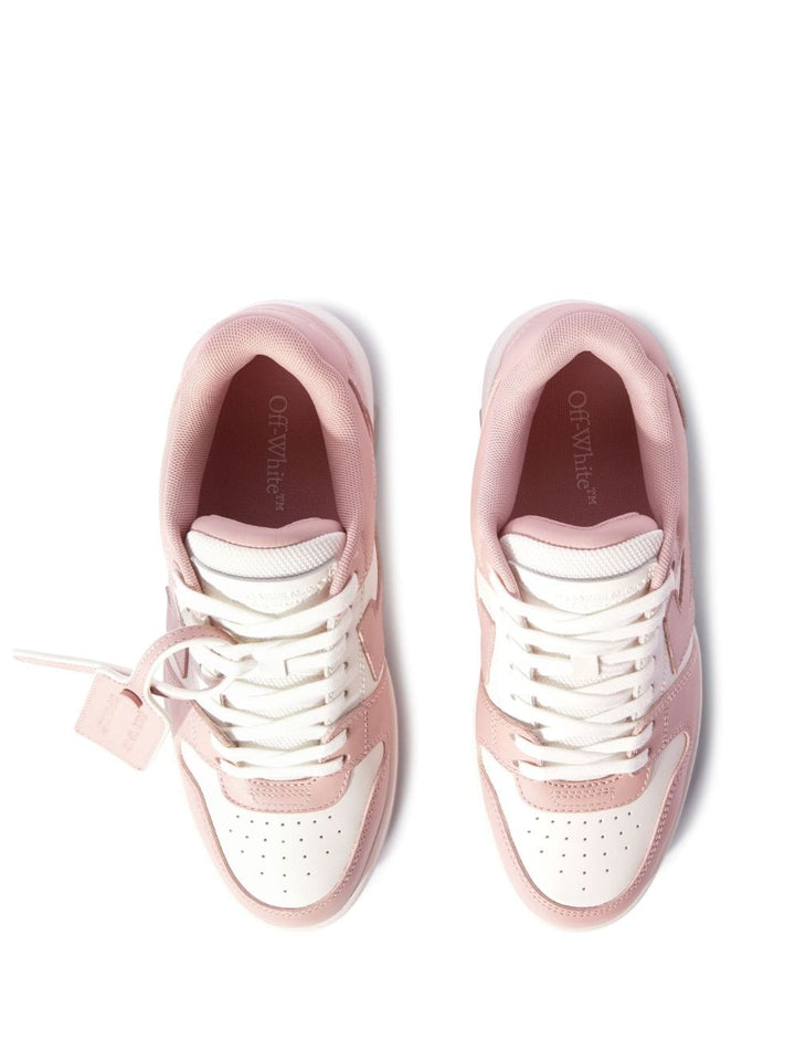 Off Out Of Office leather sneakers