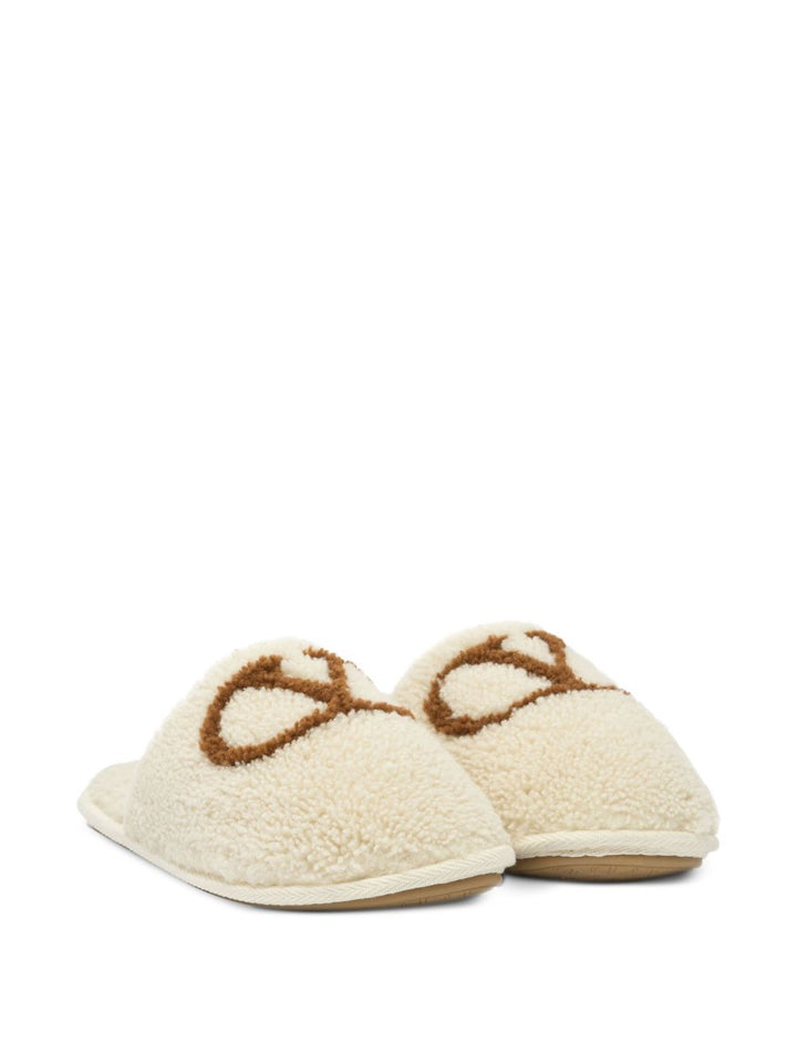 Valentino Garavani Ta Chambre wool slippers
