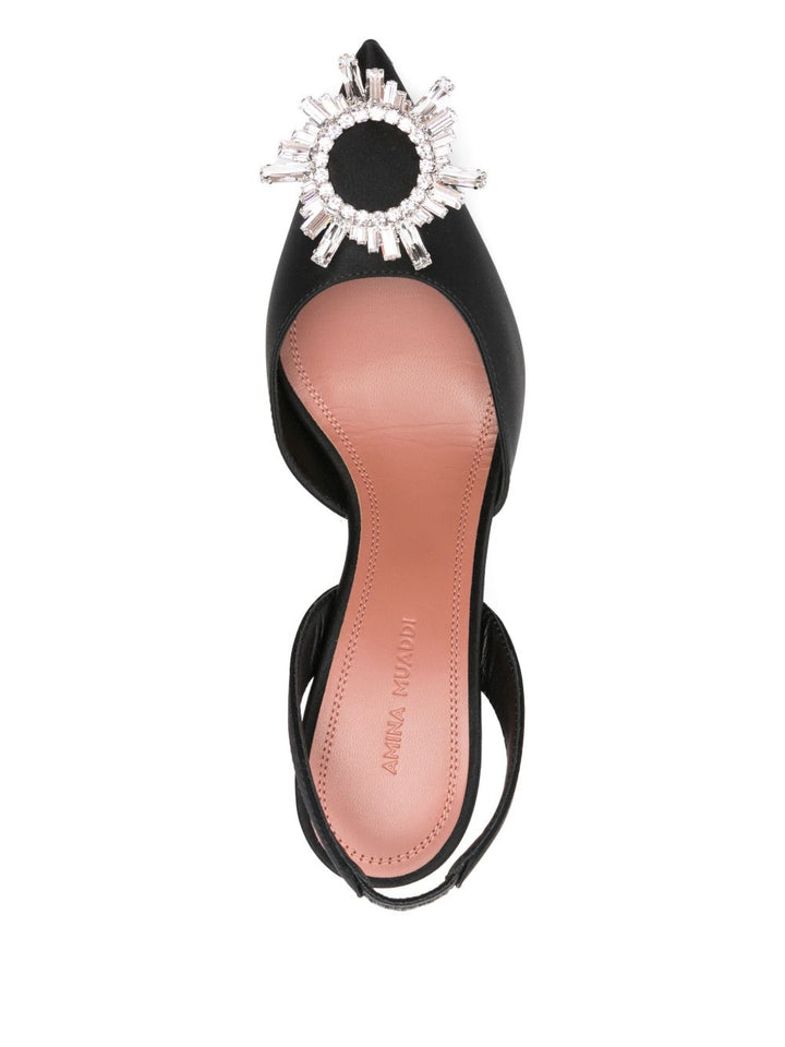 Amina Muaddi Begum satin slingbacks