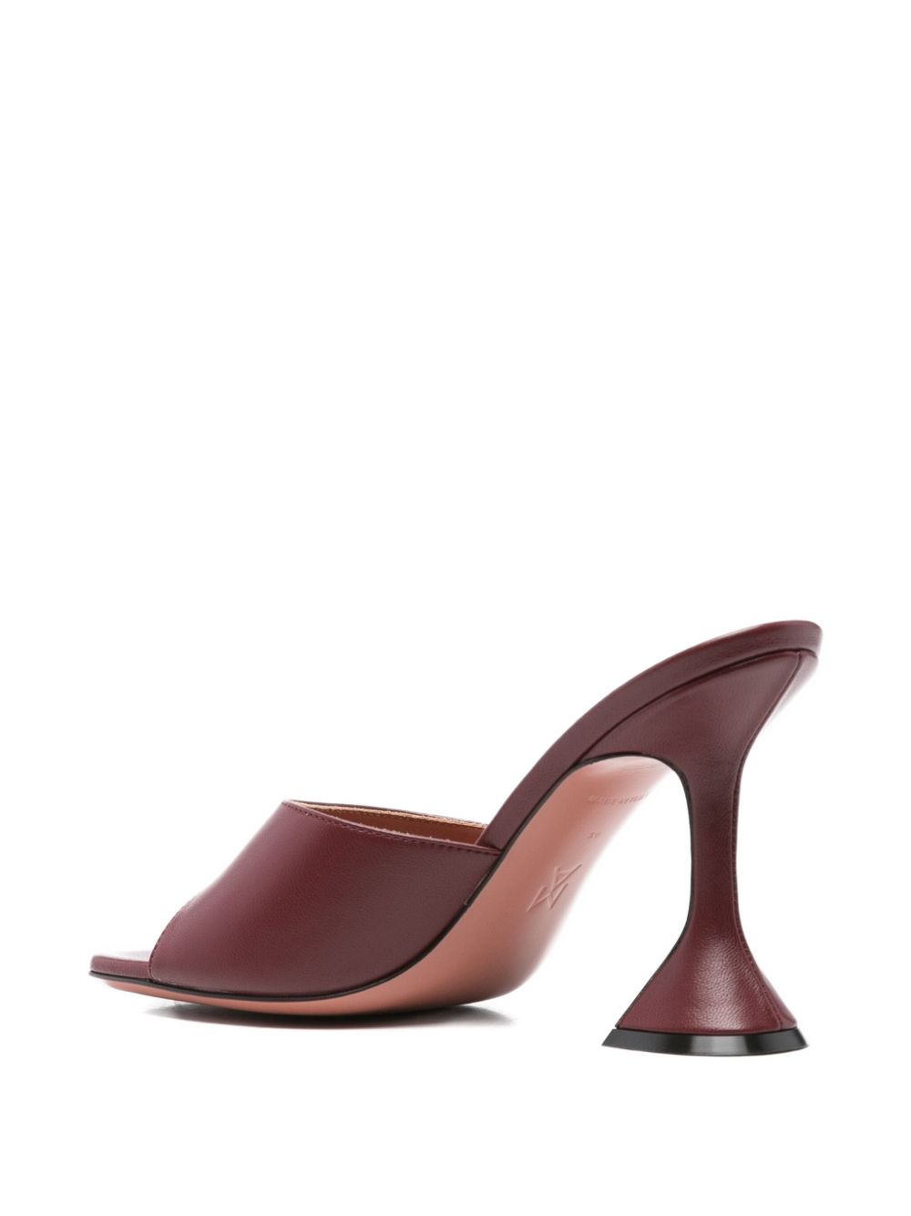 Amina Muaddi Lupita leather mules