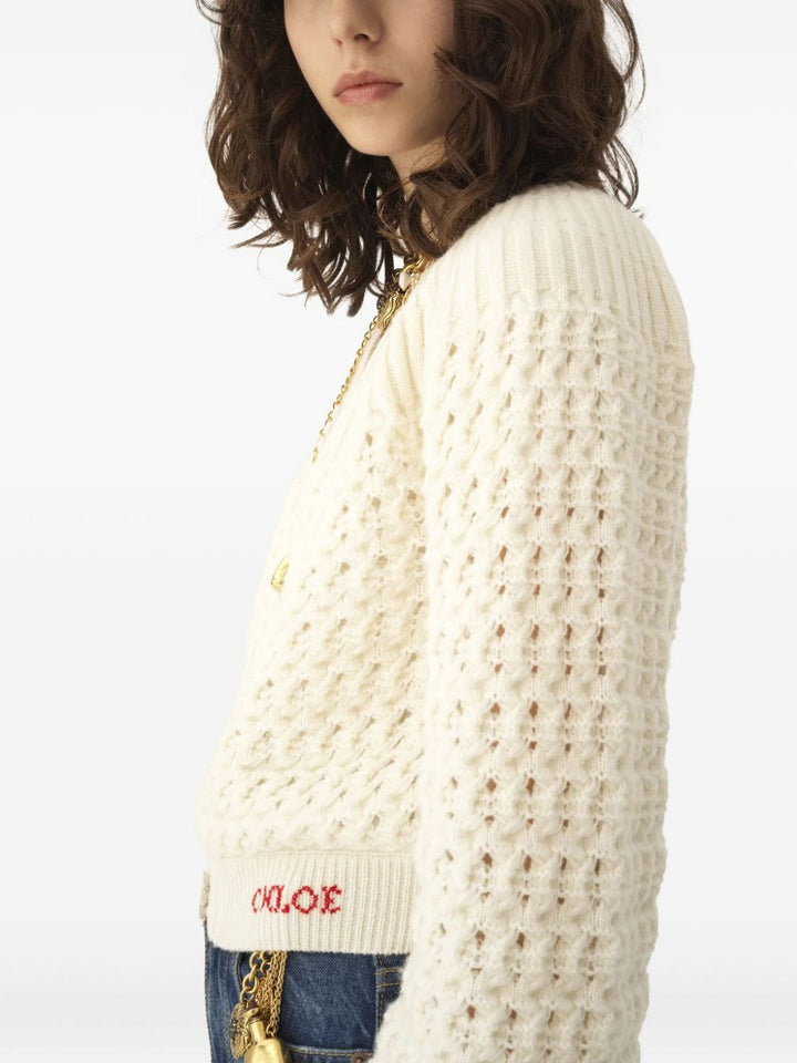 Chloé Round-neck cardigan