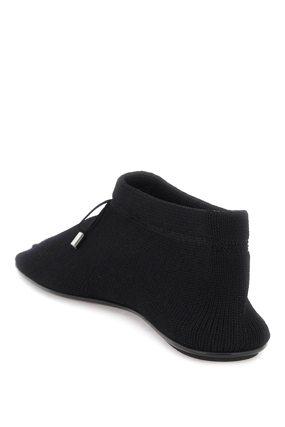 Toteme Knitted Ballet Flats   Nero