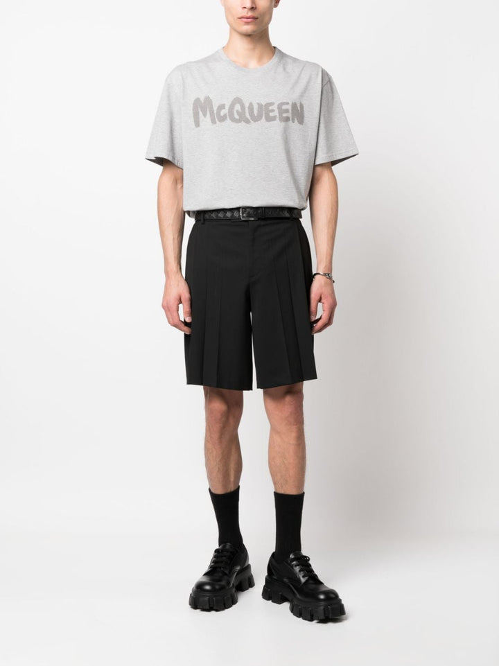 Alexander Mcqueen T Shirts And Polos Grey