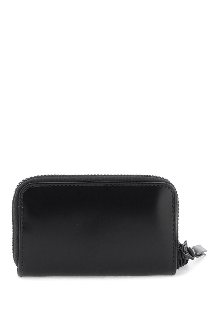 Comme Des Garcons Wallet Mini Multi Zip Wallet With   Nero
