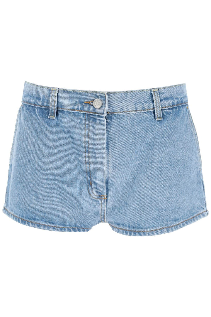 Magda Butrym Denim Hot Shorts For A   Blu