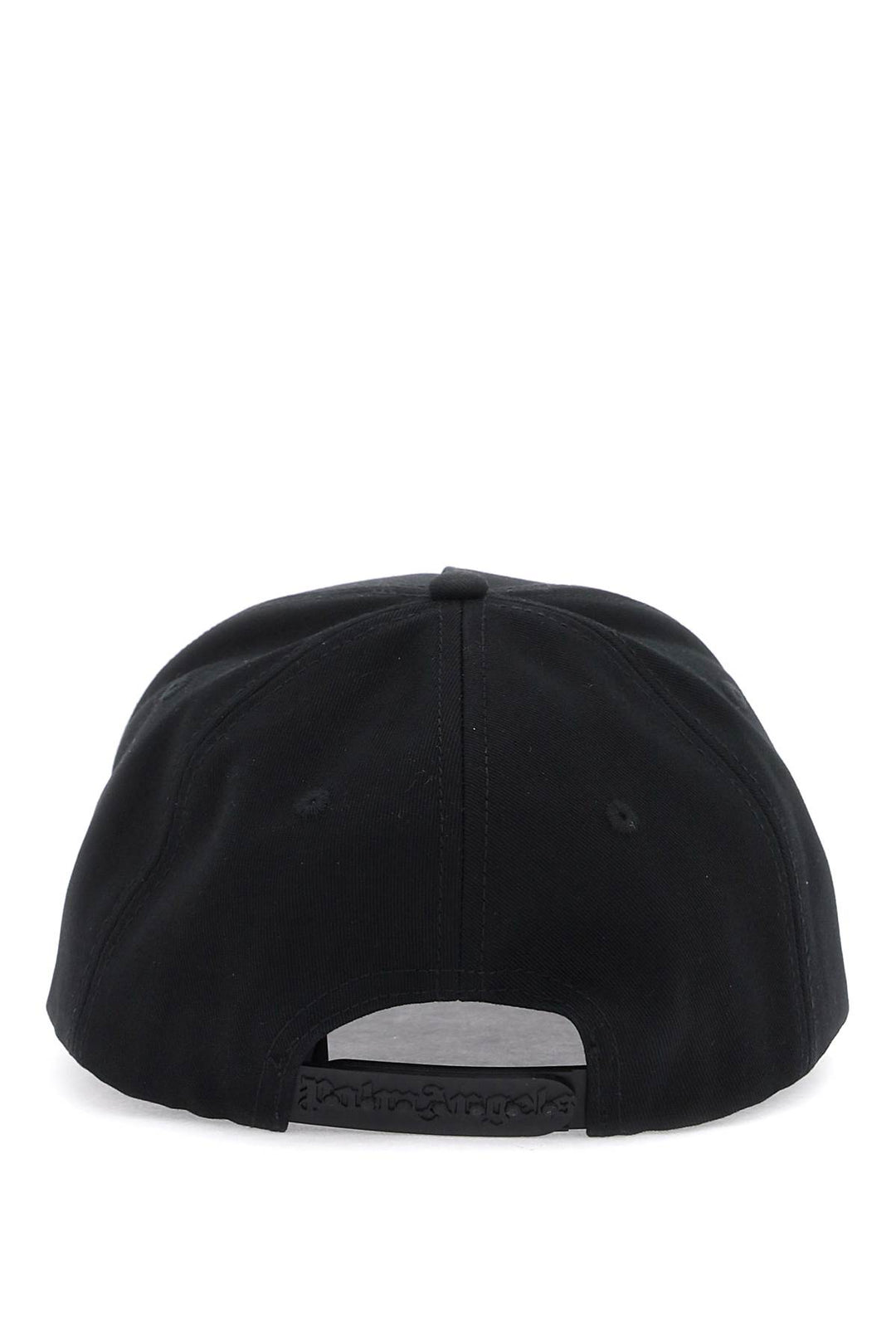 Palm Angels Embroidered Logo Baseball Cap With   Nero