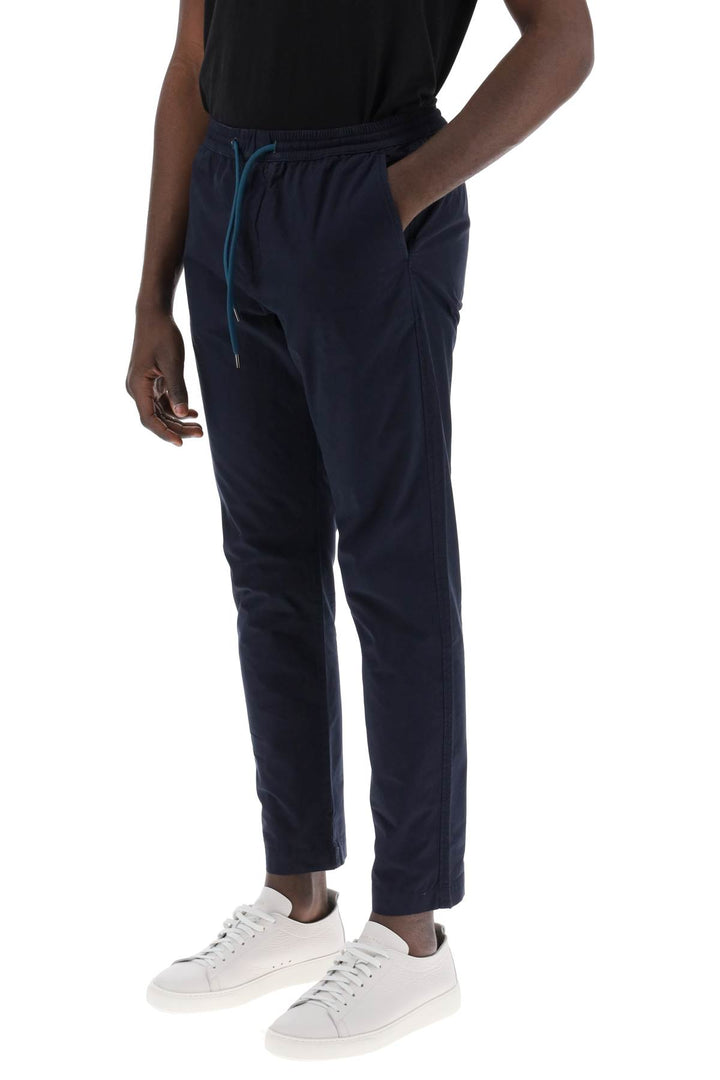 Ps Paul Smith Lightweight Organic Cotton Pants   Blu