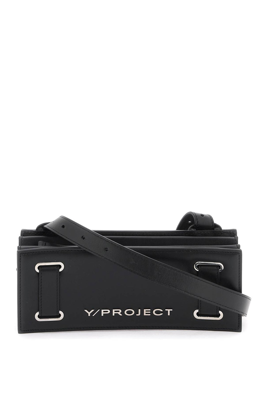 Y Project Mini Accordion Crossbody Bag   Nero