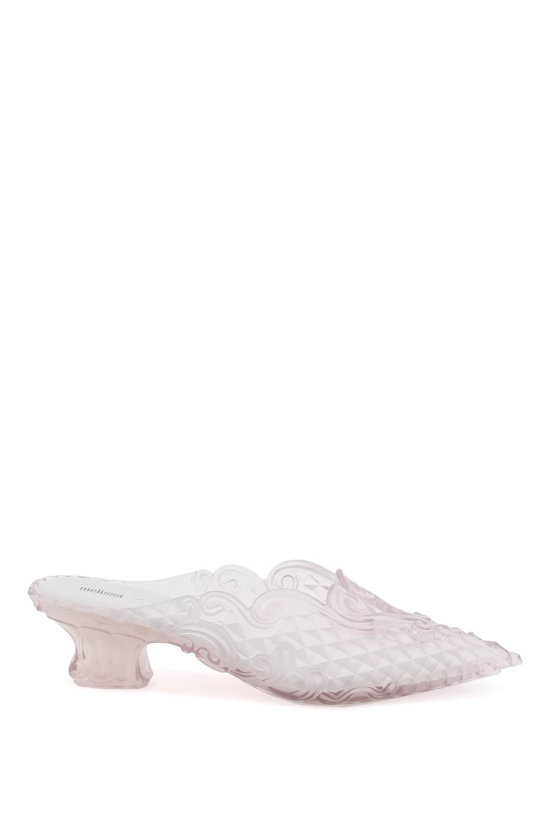 Y Project Melissa Mules In Scented Pvc   Bianco
