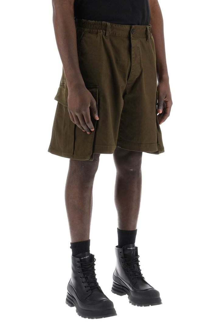 Dsquared2 Replace With Double Quoteurban 64 Cargo Bermuda   Khaki