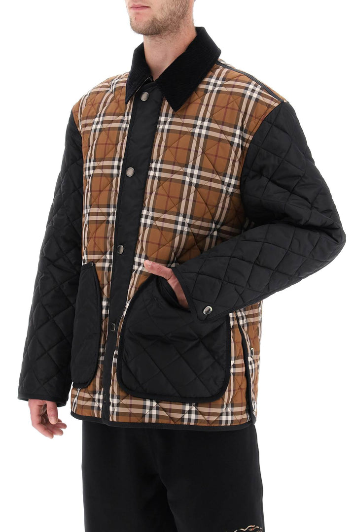 Burberry Weavervale Quilted Jacket   Marrone