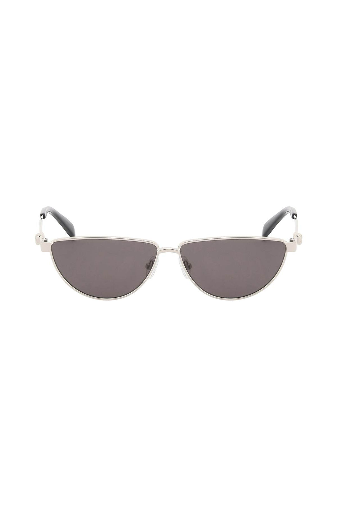 Alexander Mcqueen Replace With Double Quoteskull Detail Sunglasses With Sun Protection   Argento