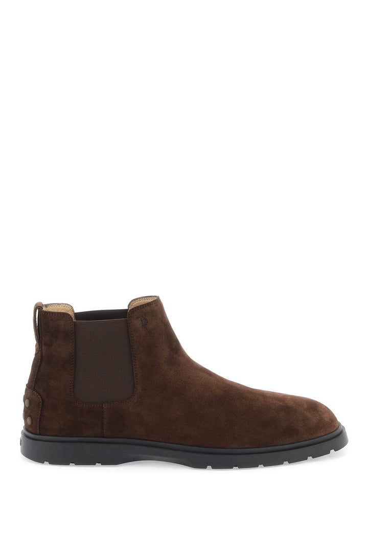 Tod's W. G. Chelsea Ankle Boots   Marrone