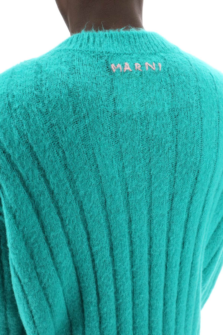 Marni Brushed Mohair Pul   Verde