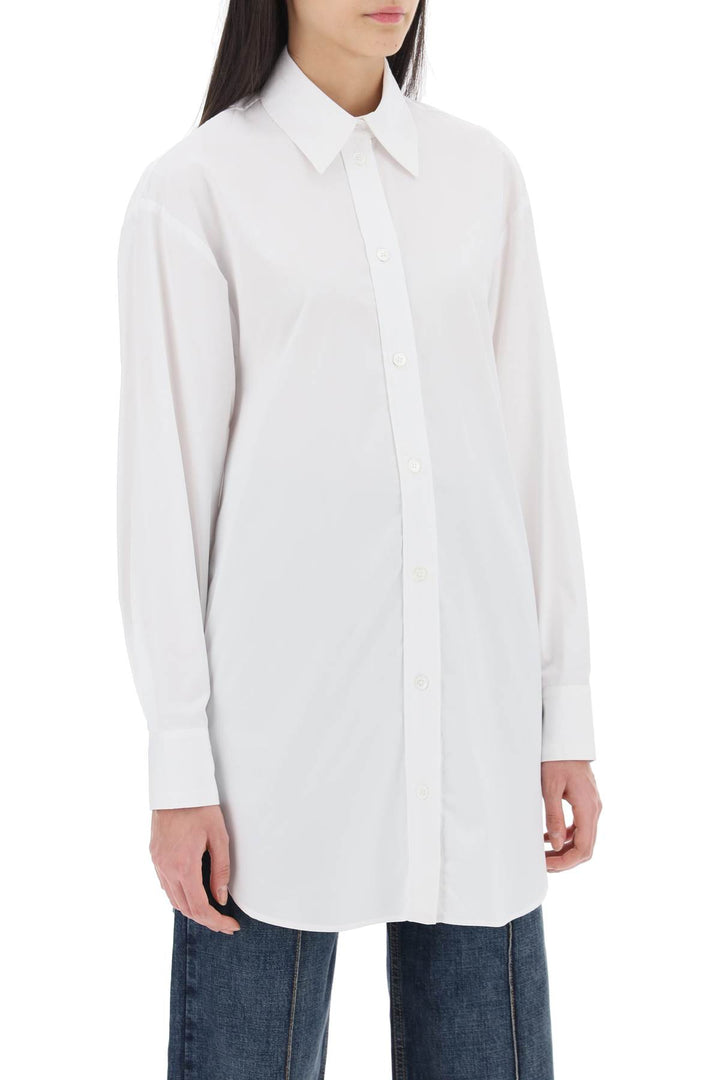 Isabel Marant Cylvany Maxi Shirt   Bianco