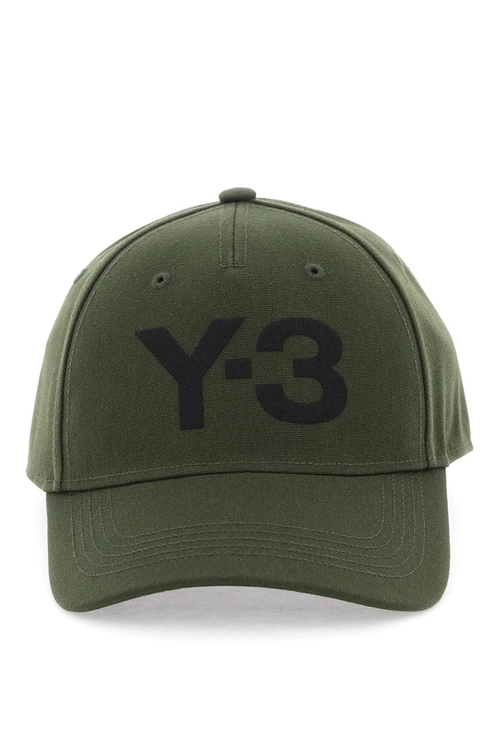 Y 3 Baseball Cap With Logo Embroidery   Verde
