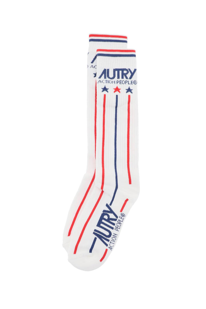 Autry Tennis Socks   Bianco