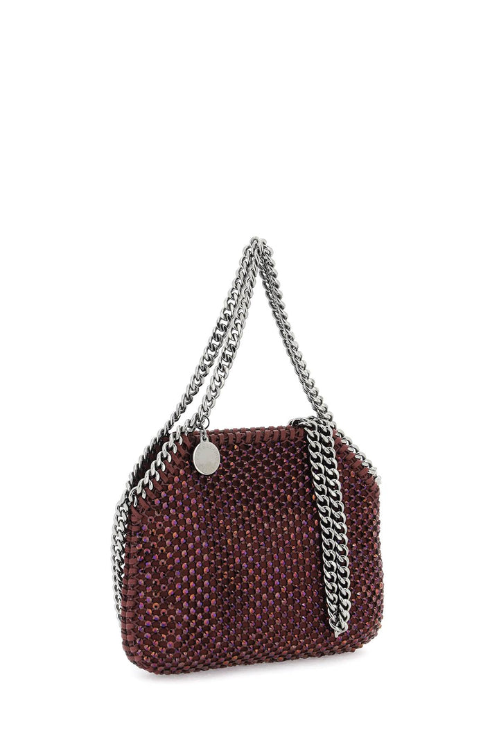 Stella Mc Cartney Falabella Mini Bag With Mesh And Crystals   Viola