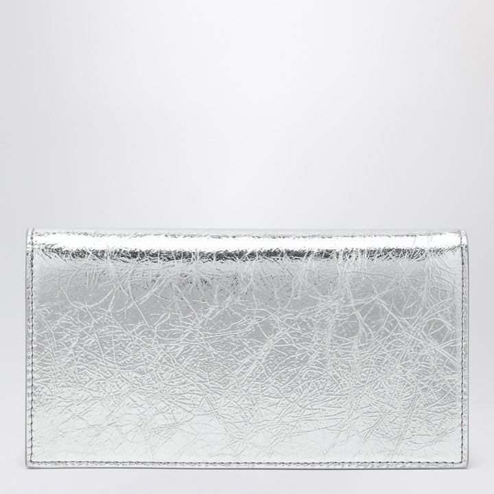 Christian Louboutin Loubi54 laminated leather clutch bag
