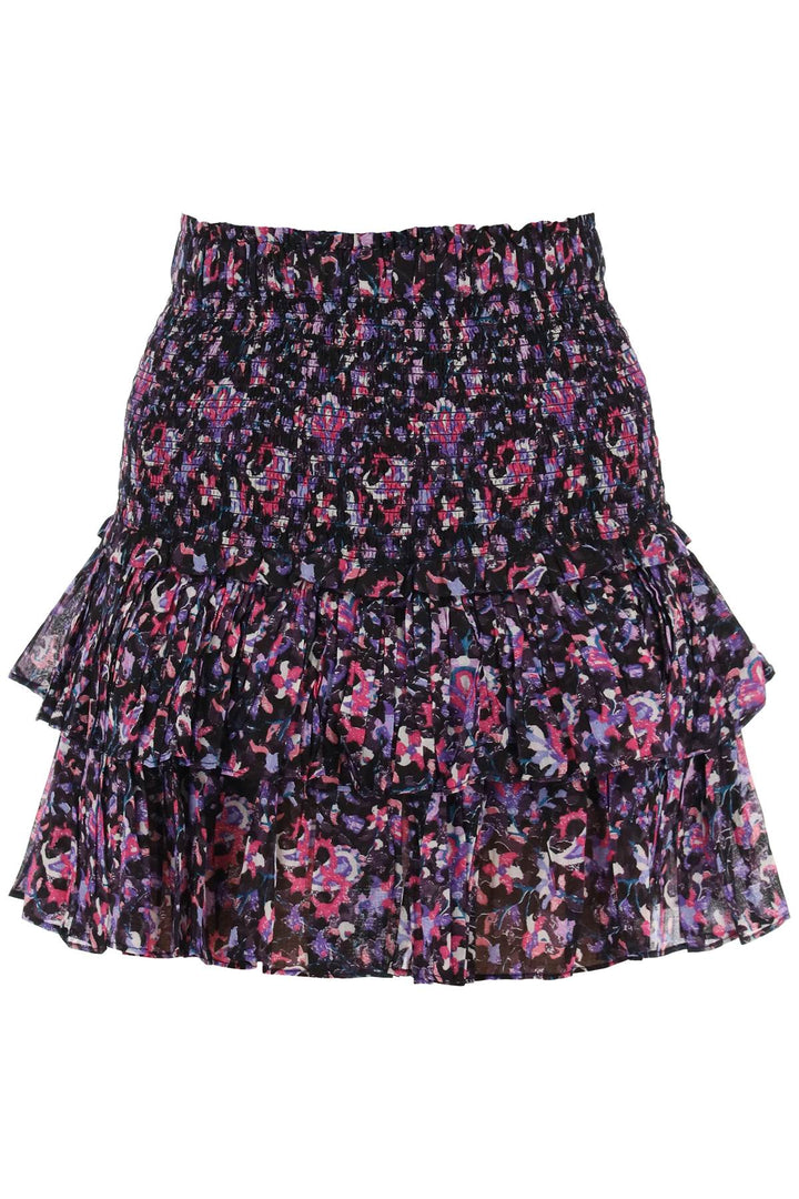 Isabel Marant Etoile 'Naomi' Organic Cotton Mini Skirt   Multicolor