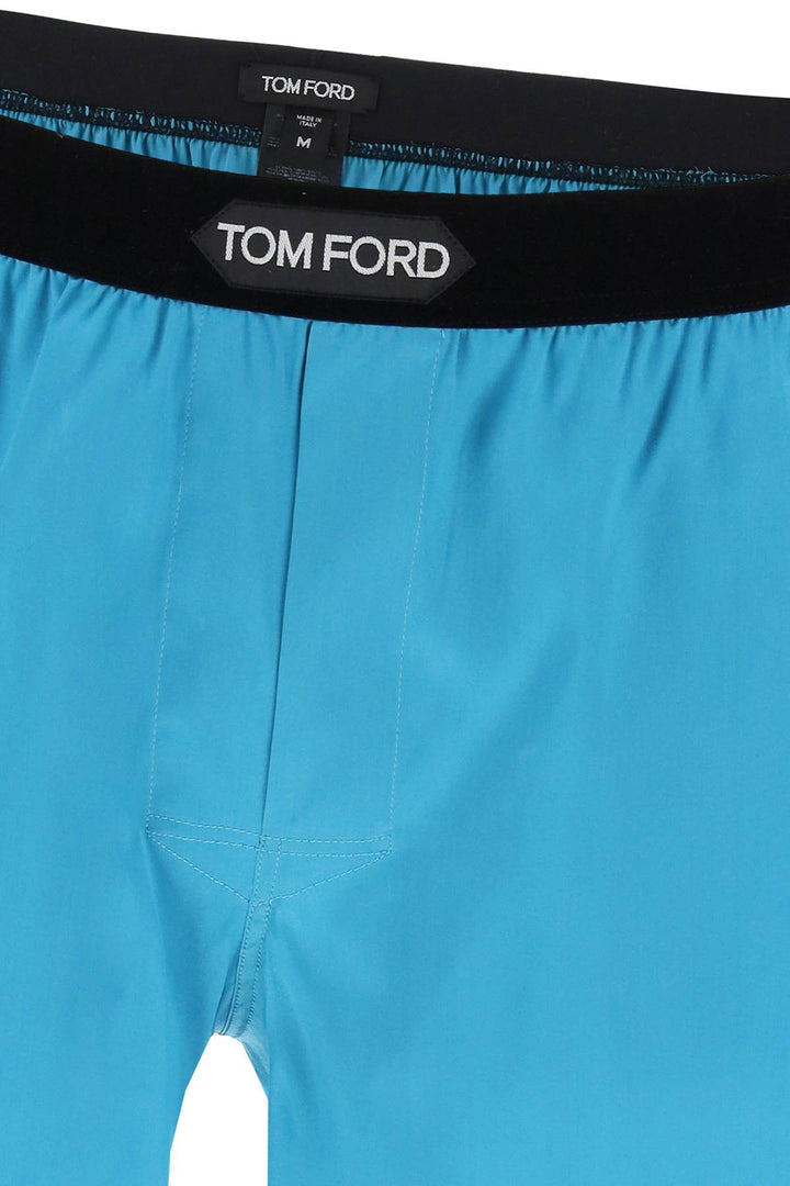 Tom Ford Silk Boxer Set   Celeste