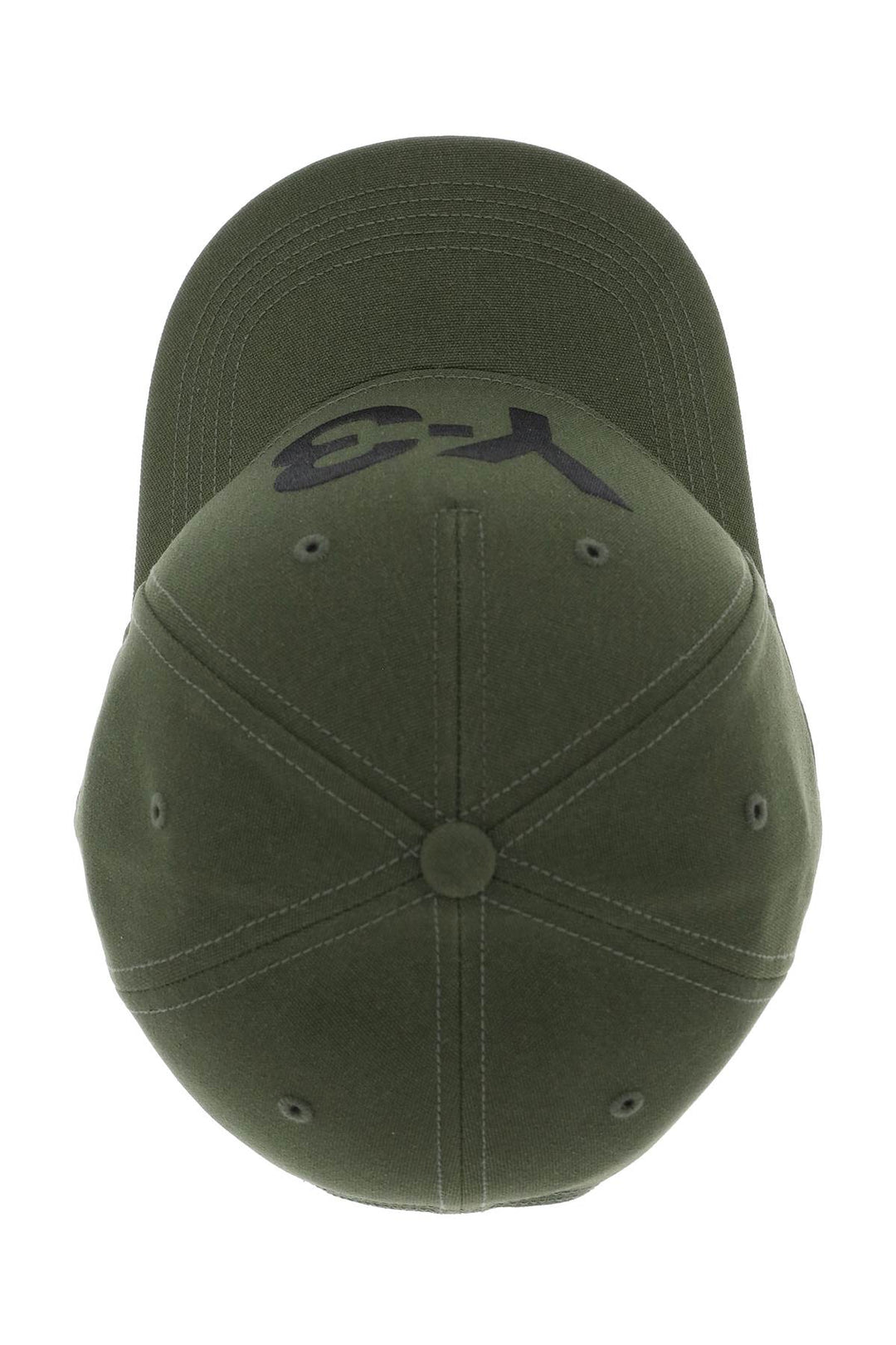Y 3 Baseball Cap With Logo Embroidery   Verde