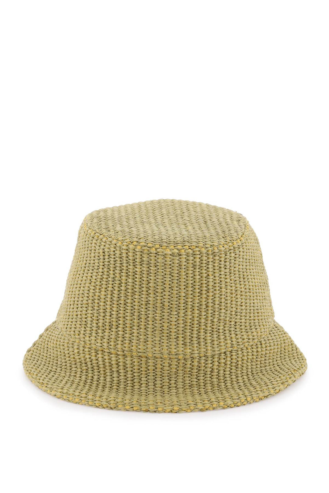 Marni Raffia Effect Bucket Hat   Verde