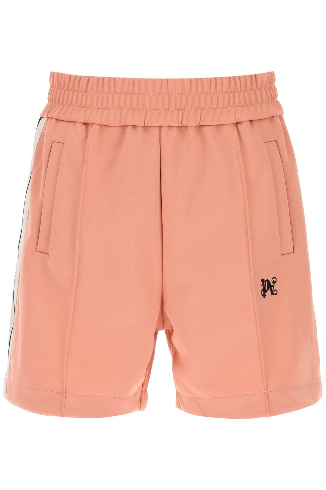 Palm Angels Sweatshorts With Side Bands   Rosa