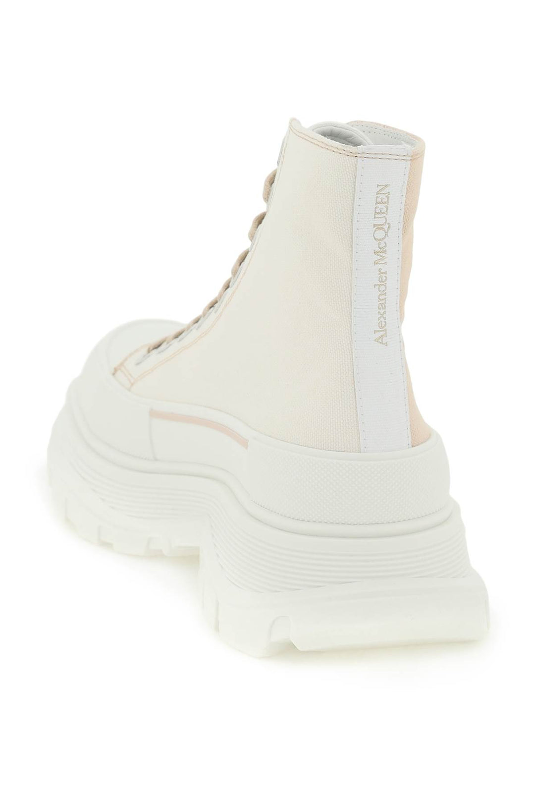 Alexander Mcqueen 'Tread Slick' Ankle Boots   Bianco