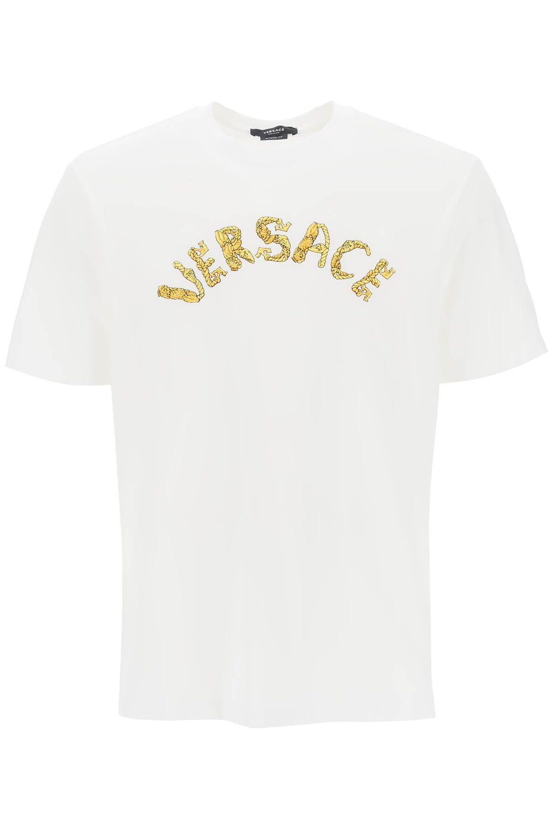 Versace Seashell Baroque T Shirt   Bianco