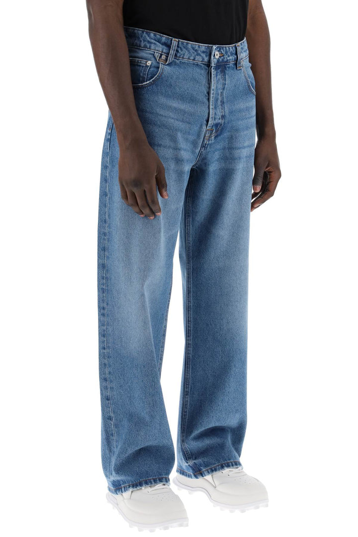 Jacquemus Large Denim Jeans From Nimes   Blu