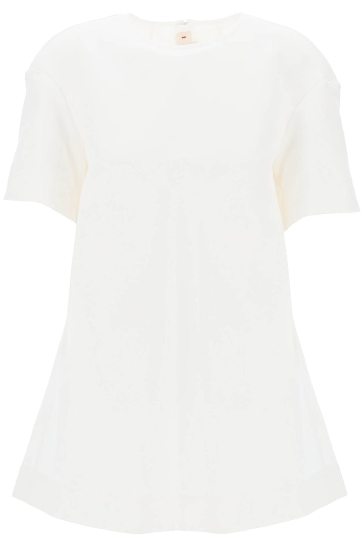 Marni Cocoon Cady Dress   White