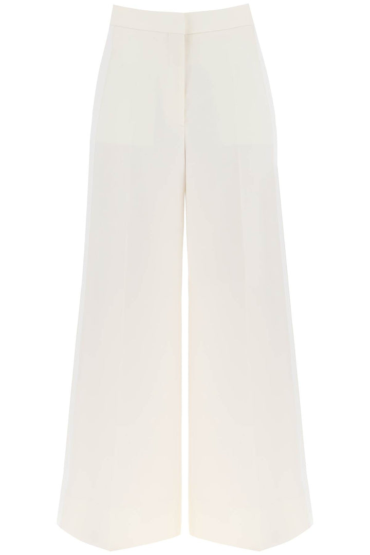 Stella Mc Cartney Tailored Wool Trousers   Bianco