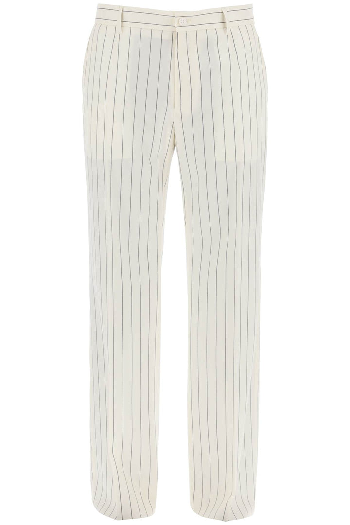 Dolce & Gabbana Tailored Pinstripe   Bianco