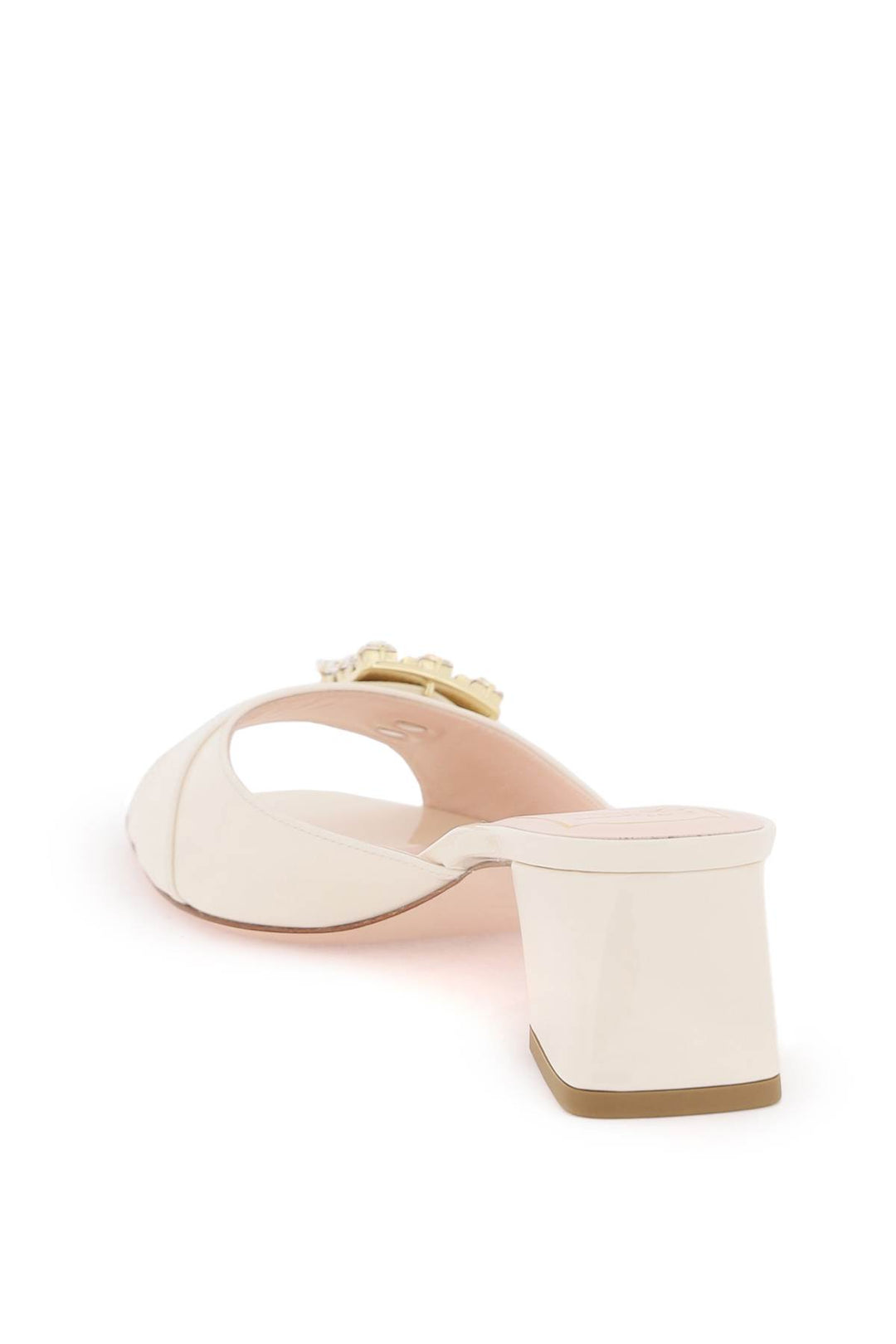 Roger Vivier Replace With Double Quotetrès Vivier Patent Leather Mules With   Neutro