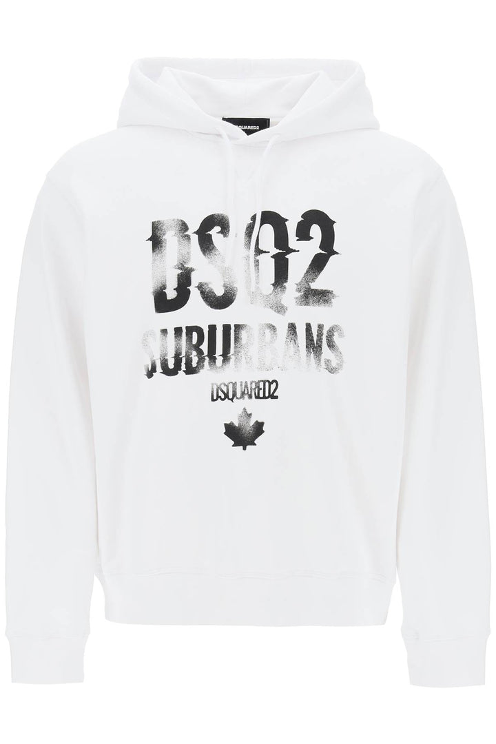 Dsquared2 Replace With Double Quotesuburbans Cool Fit Sweatshirt   Bianco