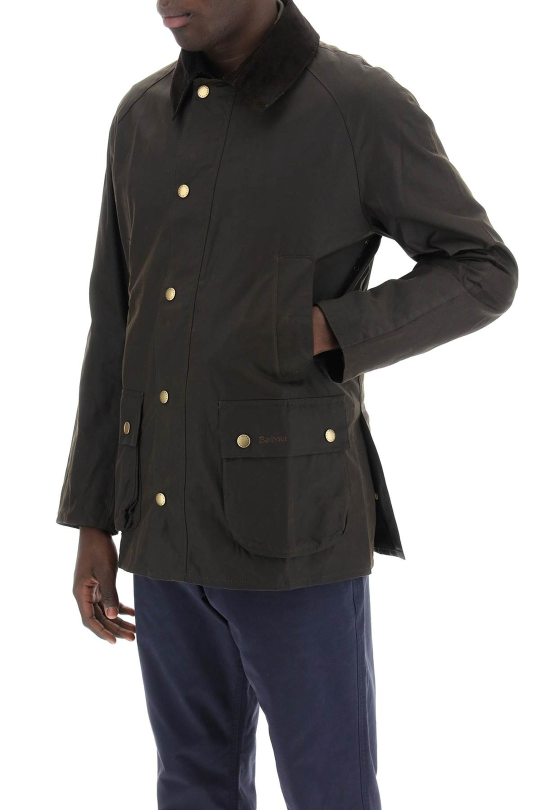 Barbour Ashby Waxed Jacket   Verde