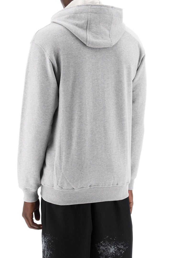 Comme Des Garcons Shirt Hooded Sweatshirt With   Grigio