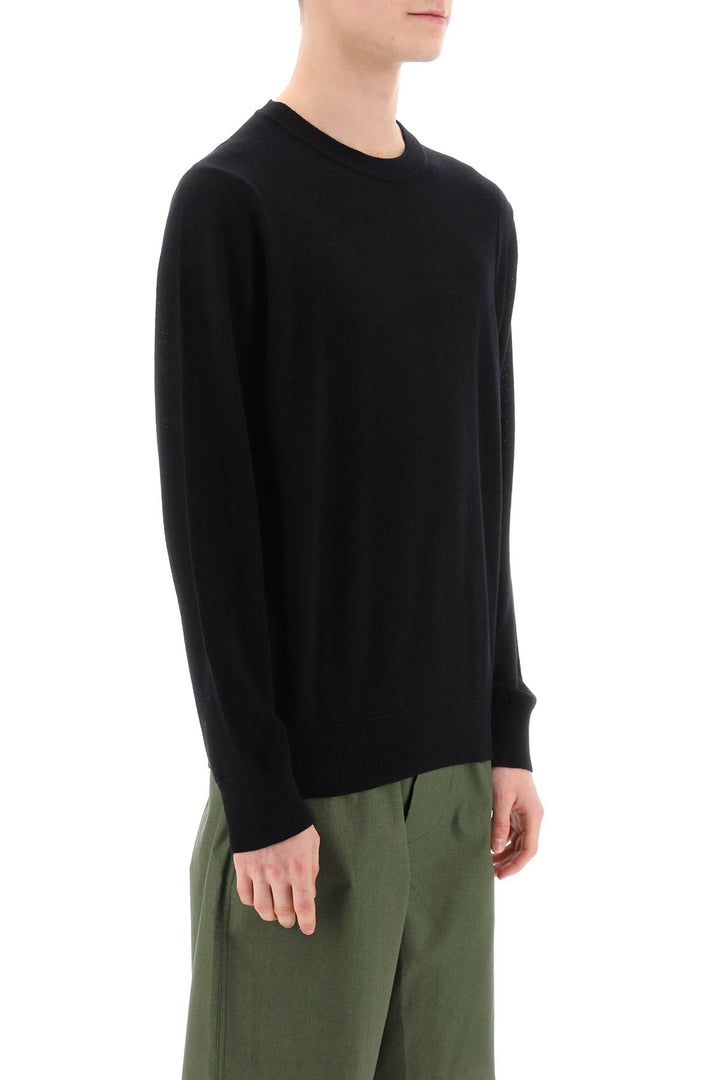 Parajumpers Tolly Sweater In Merino Wool   Nero