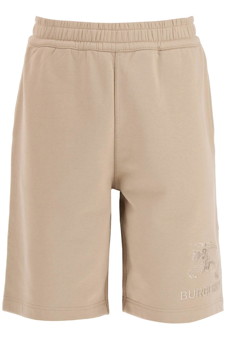 Burberry Taylor Sweatshorts With Embroidered Ekd   Beige