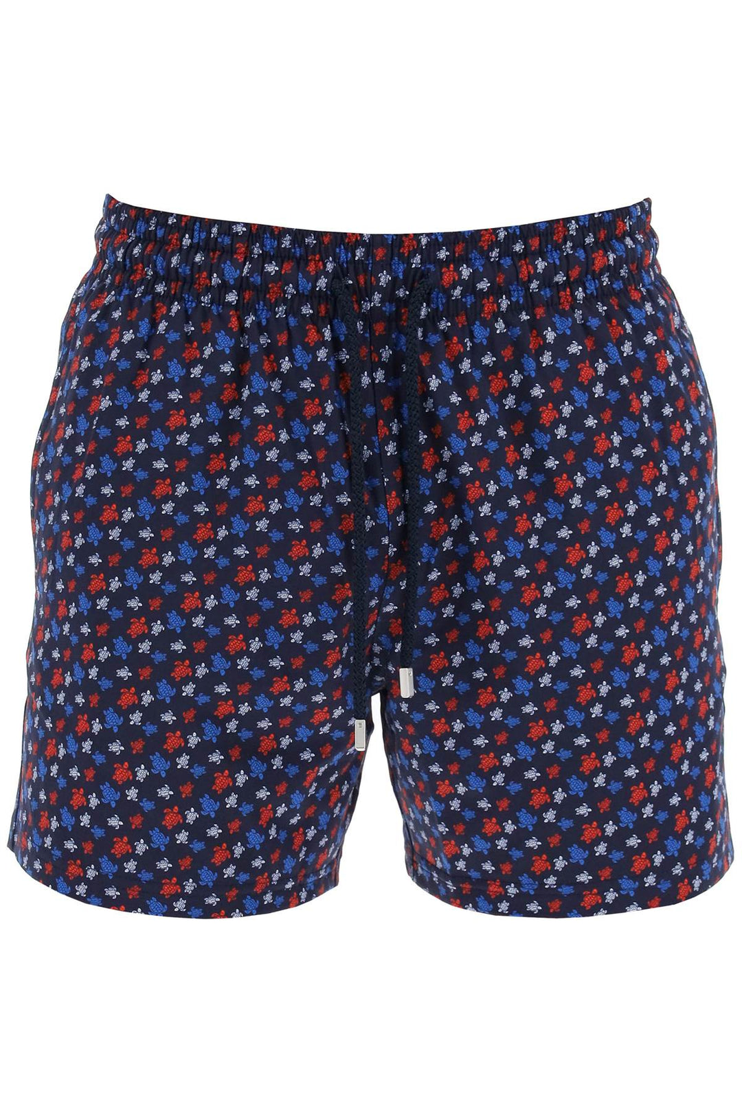 Vilebrequin Replace With Double Quoterainbow Round Micro Sea Turtle Bermuda Shorts   Blu
