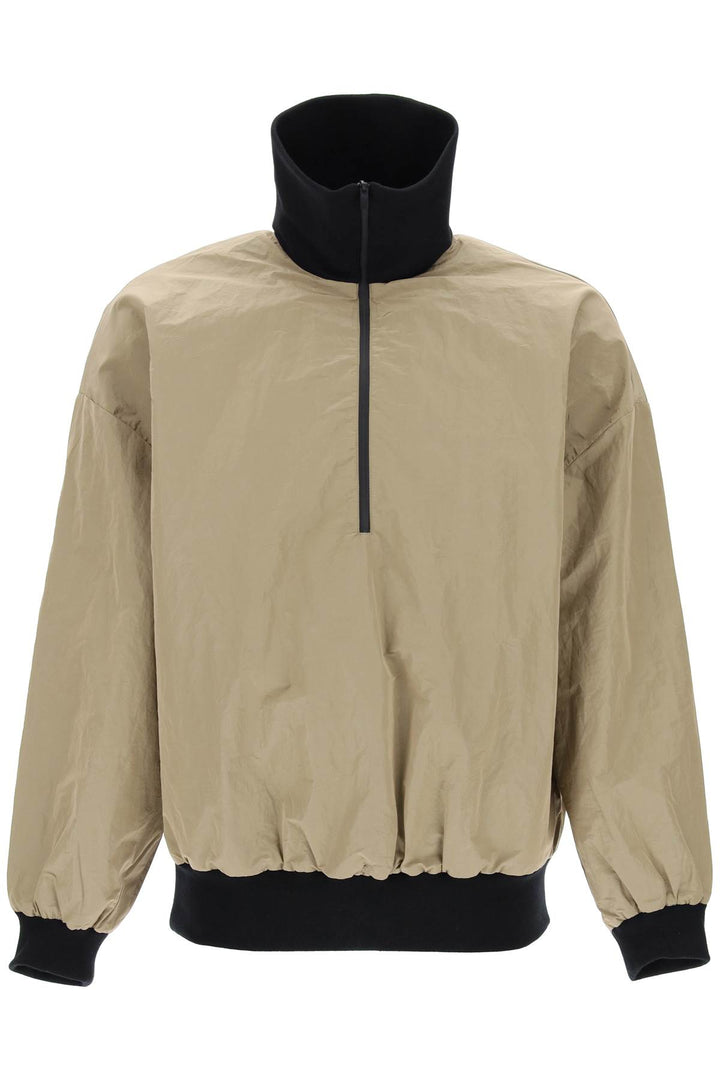 Fear Of God Replace With Double Quotehalf Zip Track Jacket With   Beige