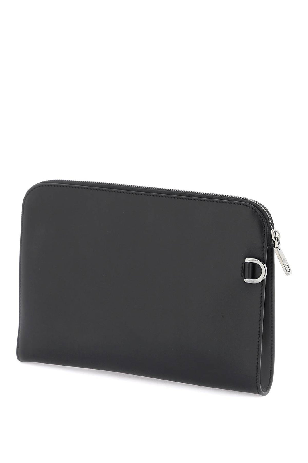 Dolce & Gabbana Pouch With Embossed Logo   Nero