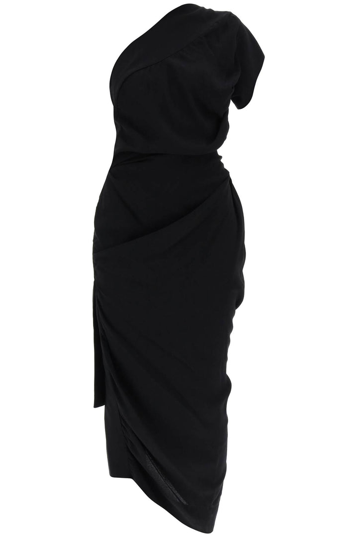 Vivienne Westwood Andalouse Draped One Shoulder Dress   Nero