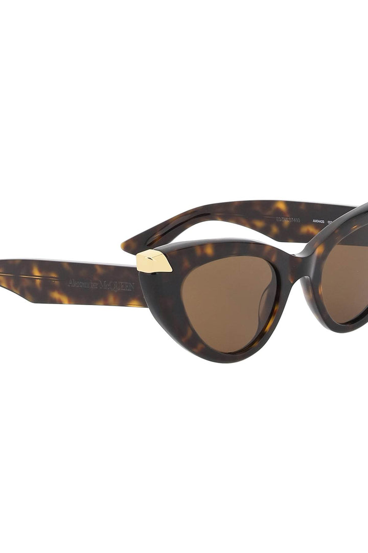 Alexander Mcqueen Punk Rivet Cat Eye Sunglasses For   Marrone