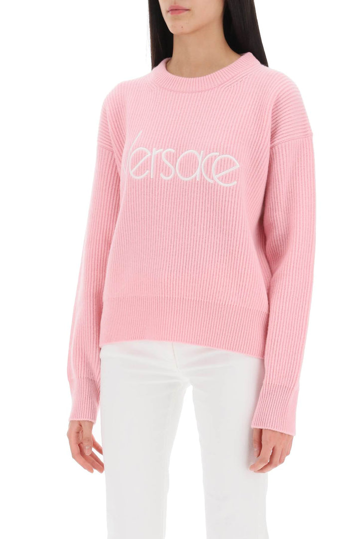Versace 1978 Re Edition Wool Sweater   Rosa