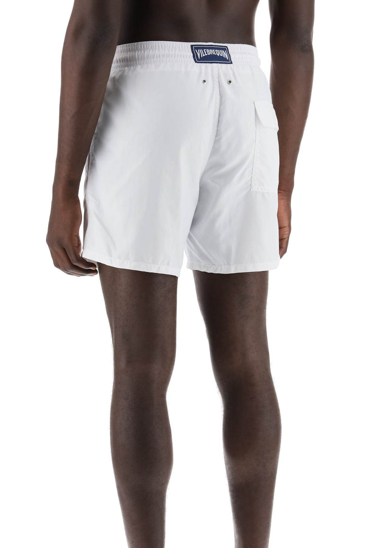 Vilebrequin Moorea Sea Bermuda Shorts   Bianco
