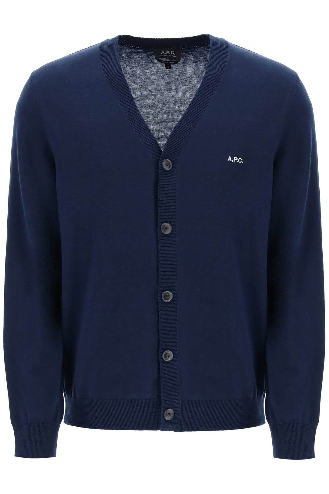 A.P.C. Cotton Curtis Cardigan For   Blu