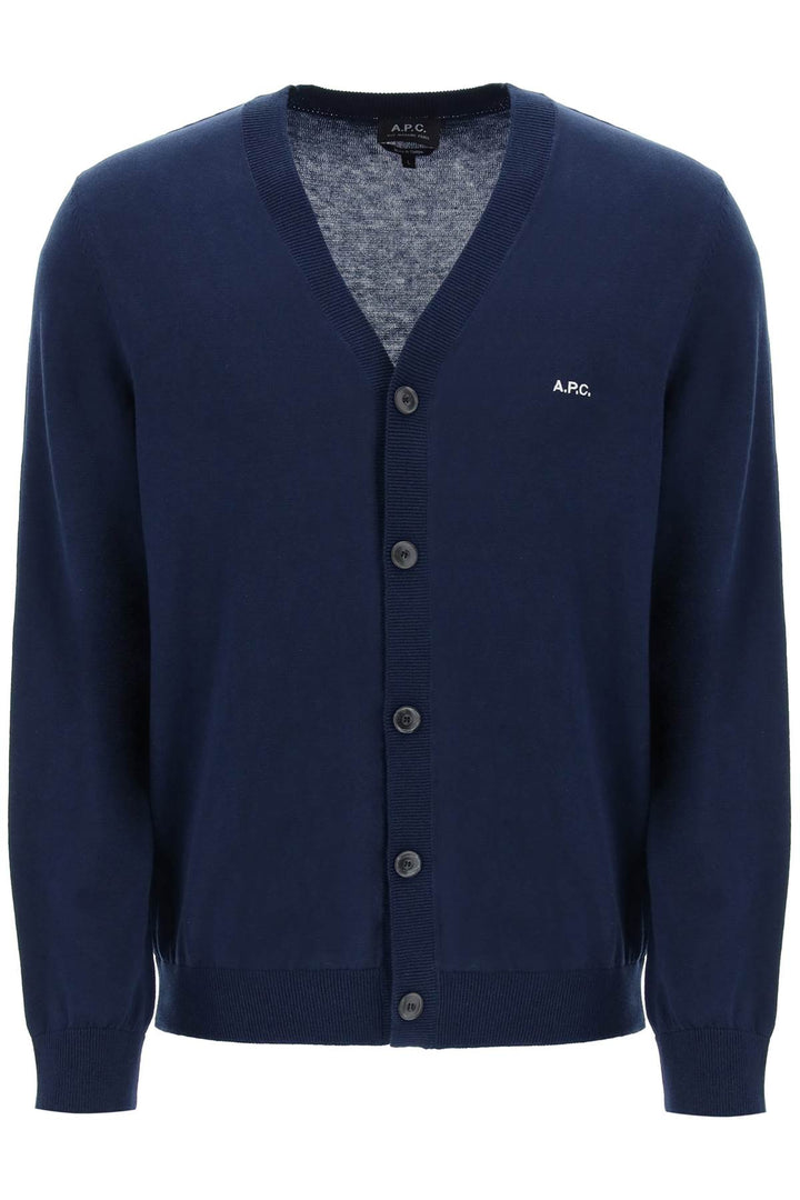 A.P.C. Cotton Curtis Cardigan For   Blu